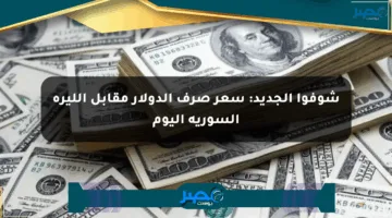 شوفوا الجديد: سعر صرف الدولار مقابل الليرة السورية اليوم